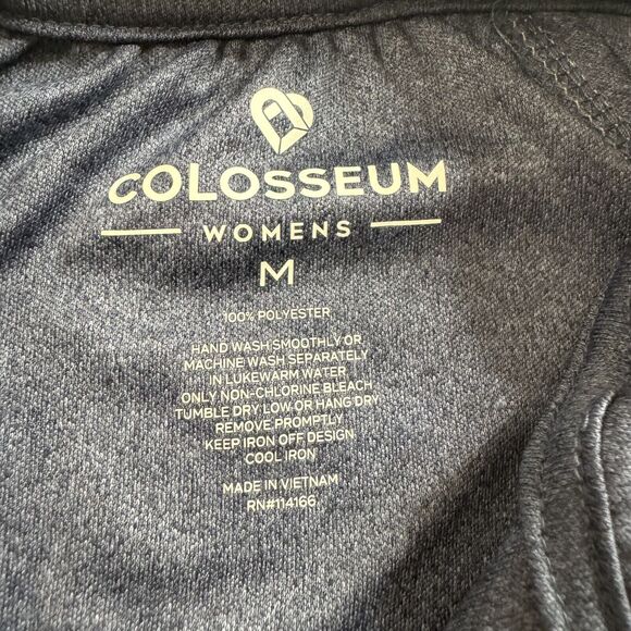 Colosseum Xavier Musketeers Logo 1/4 Zip Pullover Women’s M Gray Lightweight New - Picture 5 of 10